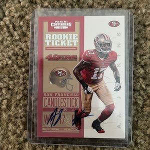 2012 Panini Contenders AJ Jenkins Rookie Ticket auto #215